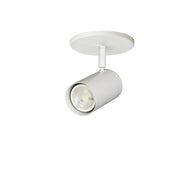 Dainolite Taylor 5.75in 1-Light Track Light | Contemporary Matte White Metal | Kitchen & Office Accent | 2.5 x 5.75 x 5.5 in | Model TAY-51SF-MW