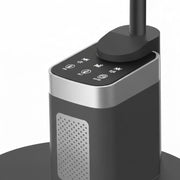 Dainolite Talulah 11in LED Table Lamp with Bluetooth Speaker | Modern Matte Black Plastic | Bedroom & Living Room | 350 Lumens, 3 | Model TLU-1510LEDT-MB