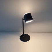 Dainolite Tram 6in 1-Light LED Task Lamp | Modern Matte Black Metal | Bedroom & Office Desk | 6 x 6 x 13 in | Model TRM-175LEDT-MB