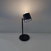 Dainolite Tram 6in 1-Light LED Task Lamp | Modern Matte Black Metal | Bedroom & Office Desk | 6 x 6 x 13 in | Model TRM-175LEDT-MB