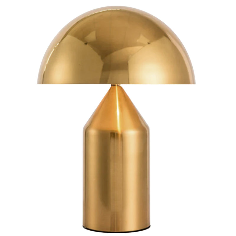 Dainolite Travis 2-Light Table Lamp | Transitional Aged Brass Metal and Dome Metal Shade | Desk & Bedside Accent | 9.75 x 9.75 x | Model TVS-132T-AGB