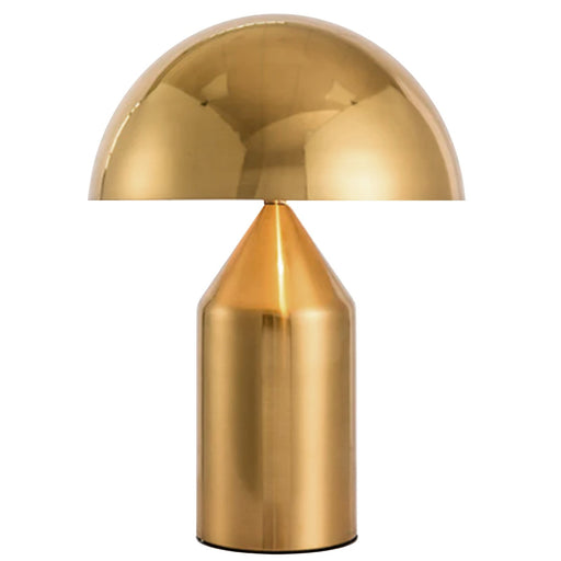 Dainolite Travis 2-Light Table Lamp | Transitional Aged Brass Metal and Dome Metal Shade | Desk & Bedside Accent | 9.75 x 9.75 x | Model TVS-132T-AGB