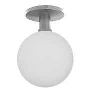 Dainolite Vida 1-Light LED Wall Sconce | Contemporary Polished Chrome Metal and White Glass | Bathroom & Hallway Accent Light | 9 x | Model VDA-75LEDW-PC