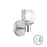 Dainolite Vallora 1 Light Bath/Vanity, Polished Chrome/Clear