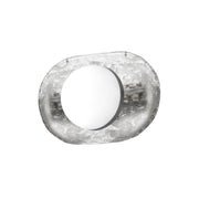 Dainolite Velma 9in 1-Light Vanity | Transitional Matte Black and Clear Glass | Bathroom & Powder Room | 945 Lumens 3000K | Model VLM-910LEDW-MB-CLR
