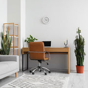 Dainolite Wand 16in 2-Light Table Lamp | Modern Matte Black and Aged Brass | Bedroom & Office Desk | 6 x 1 x 16 in | Model WAN-172T-MB-AGB