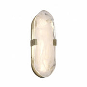 Dainolite Willmina 12in 1-Light LED Wall Sconce | Transitional Aged Brass and White Glass | Bathroom & Hallway | 600 Lumens 3000K | Model WLA-1215LEDW-AGB