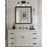 Dainolite Wenda 3 Light Bath/Vanity, Matte Black/Clear