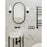 Dainolite Wynona 1 Light Wall Sconce, Matte Black/Opal White