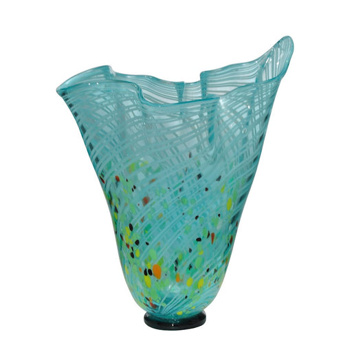 Dale Tiffany Malibu Hand Blown Art Glass Vase