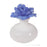 Dale Tiffany Blue Rose Hand Blown Art Glass Perfume Bottle