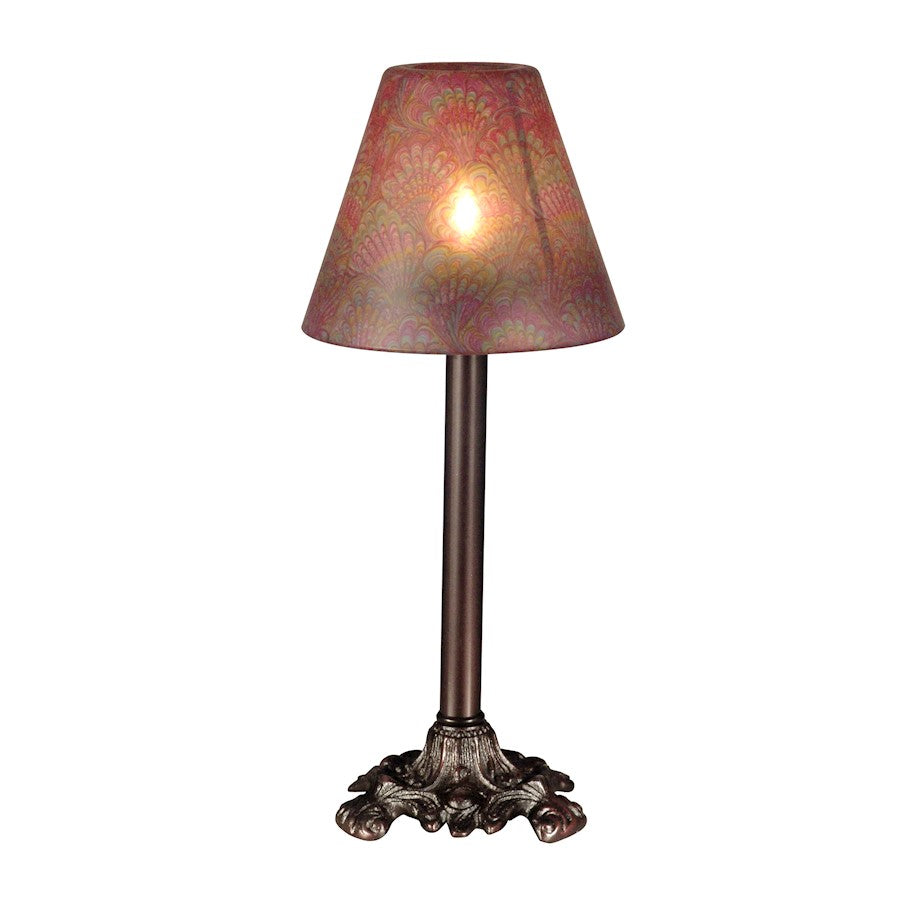 Dale Tiffany Peacock Fether Candle Votive