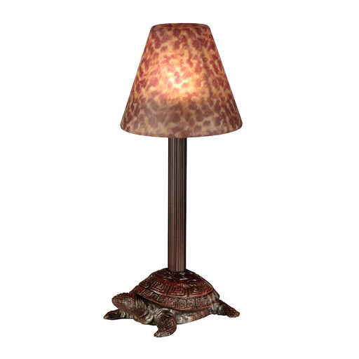 Dale Tiffany Amber Box Turtle Candle Votive