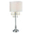 Dale Tiffany Heidi Crystal Table Lamp, Polished Chrome