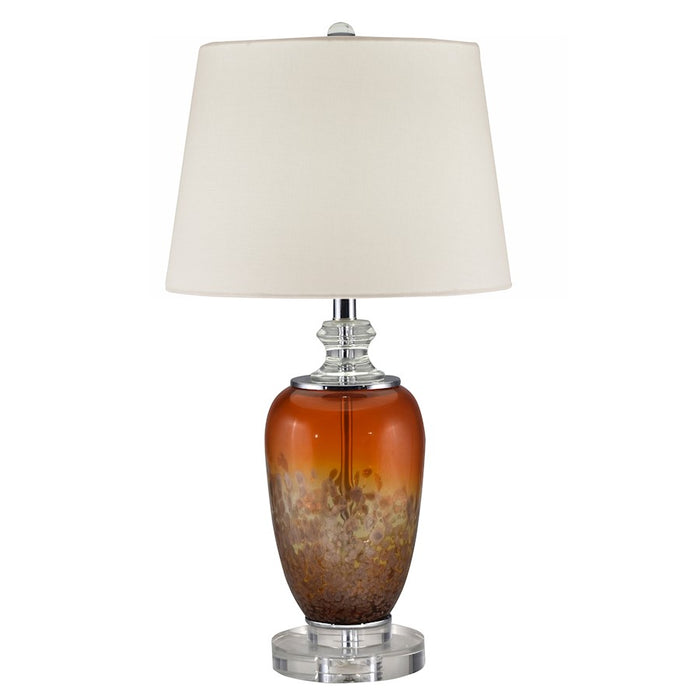 Dale Tiffany Daiquiri LED Hand Blown Art Glass Table Lamp, Clear