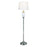 Dale Tiffany Castle Mountains 24% Lead Crystal Floor Lamp, Nickel