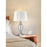 Dale Tiffany Culmore 24% Lead Crystal Table Lamp, Satin Nickel