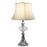 Dale Tiffany Avery 24% Lead Crystal Table Lamp, Polished Chrome