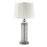 Dale Tiffany Kaia 24% Lead Crystal Table Lamp, Polished Chrome