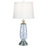 Dale Tiffany Lake Butler 24% Lead Crystal Table Lamp, Antique Nickel