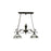 Dale Tiffany Savanna 2-Light Tiffany Island Fixture, Antique Bronze