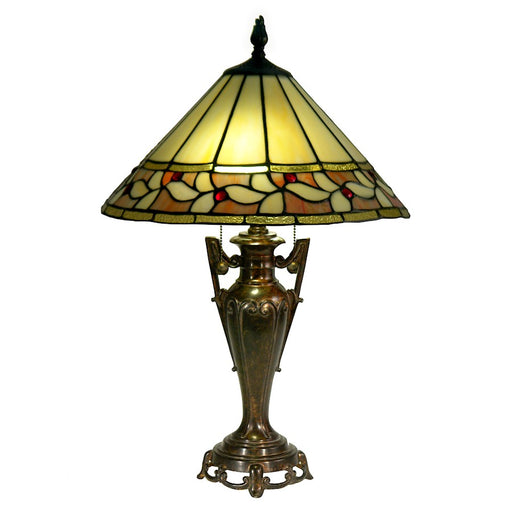 Dale Tiffany Barringer Tiffany Table Lamp, Fieldstone