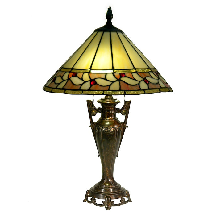 Dale Tiffany Barringer Tiffany Table Lamp, Fieldstone