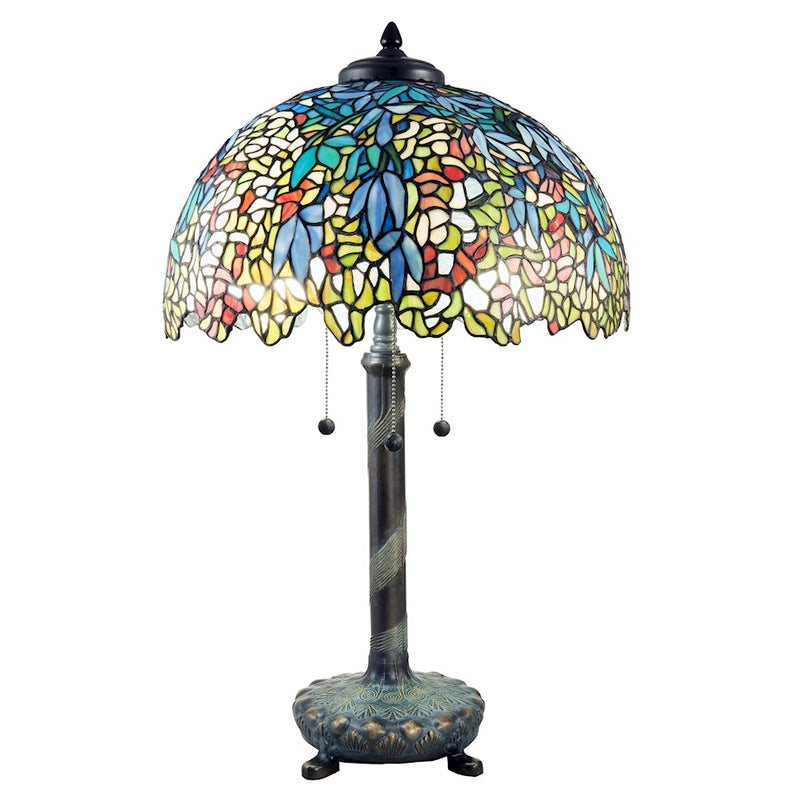 Dale Tiffany Jacques Laburnum Tiffany Table Lamp, Golden Bronze