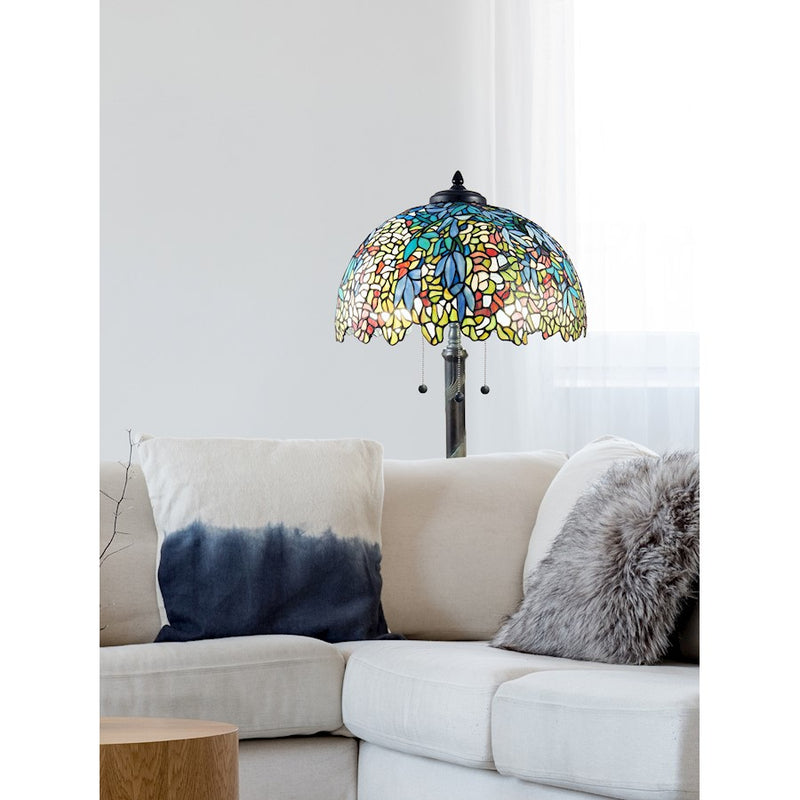 Dale Tiffany Jacques Laburnum Tiffany Table Lamp, Golden Bronze