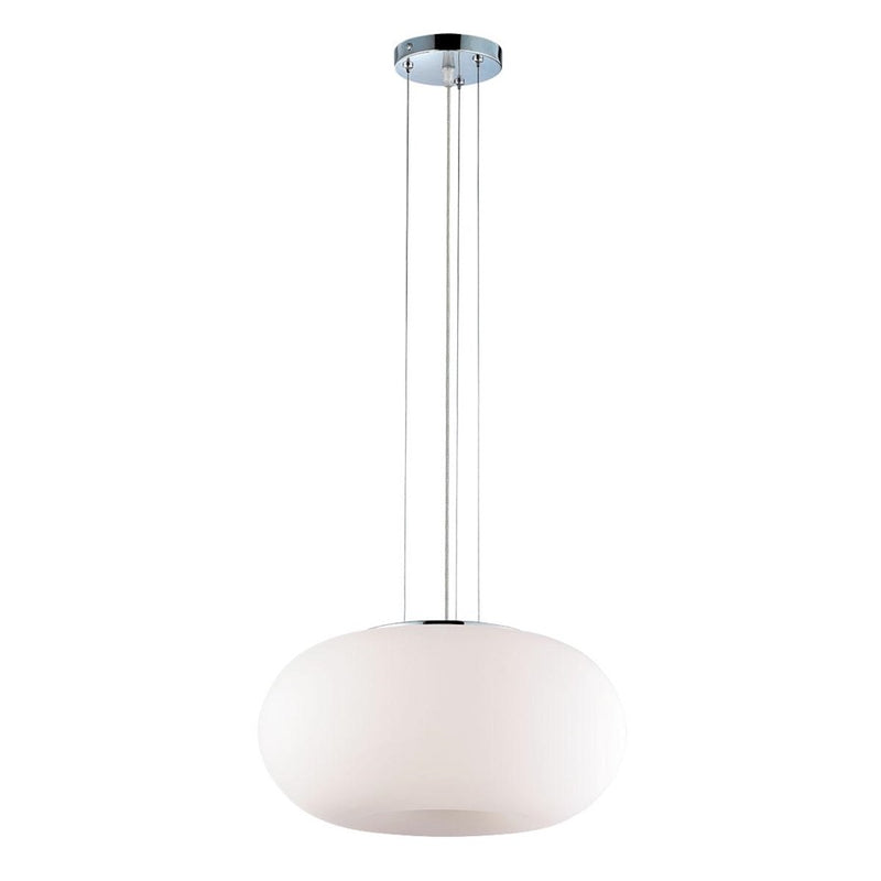 Eurofase Pop Pendant, Chrome/Opal White