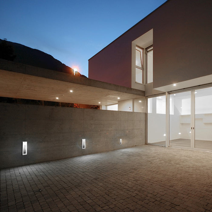 Eurofase Outdoor LED Outdoor In-Wall, Stainless Steel/Frost