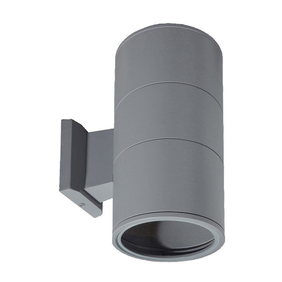 Eurofase Outdoor Up/Down Wall Mount, Grey/Clear