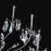 Eurofase Giselle 8-Light Chandelier, Chrome/Clear