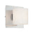 Eurofase Geos 1-Light Wall Sconce, Chrome/Opal White