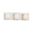 Eurofase Geos 3-Light Bathbar, Chrome/Opal White