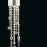 Eurofase Groove Pendant, Chrome/Clear