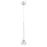 Eurofase Micro 4" Mini LED Pendant, Chrome