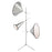 Eurofase Manera 3-Light Floor Lamp, Aluminum