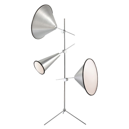 Eurofase Manera 3-Light Floor Lamp, Aluminum