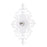 Eurofase Royal 1 Light Wall Mount, White