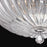 Eurofase Aurora 2-Light Flushmount, Chrome/Clear