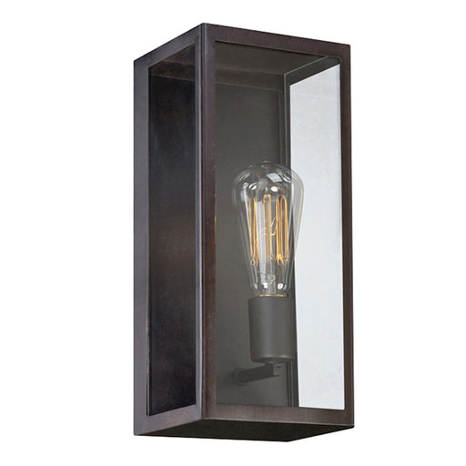 Eurofase Retto 1-Light Outdoor Wall Sconce, Bronze/Clear