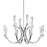 Eurofase Cromo Chandelier, Polished Chrome/Clear