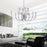 Eurofase Cromo Chandelier, Polished Chrome/Clear