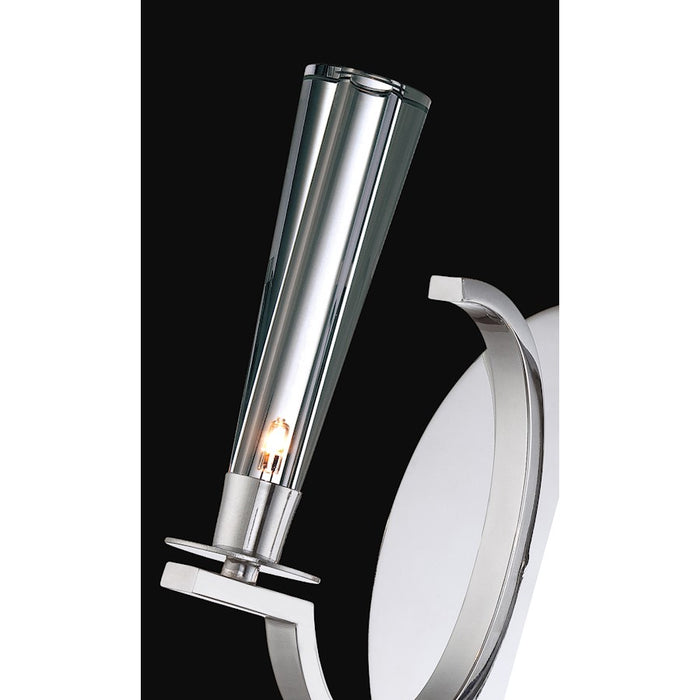 Eurofase Cromo Chandelier, Polished Chrome/Clear