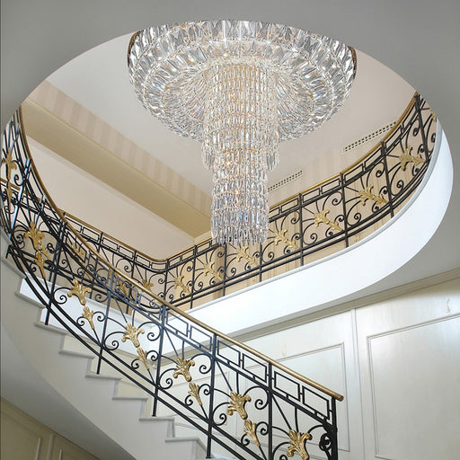 Eurofase Rosalia 9-Light Pendant, Antique Silver/Clear