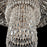Eurofase Rosalia 9-Light Pendant, Antique Silver/Clear