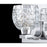 Eurofase Wave 5-Light Flushmount, Chrome/Clear