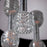 Eurofase Wave 5-Light Flushmount, Chrome/Clear