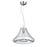 Eurofase Bloor 1-Light Pendant, Chrome/Clear